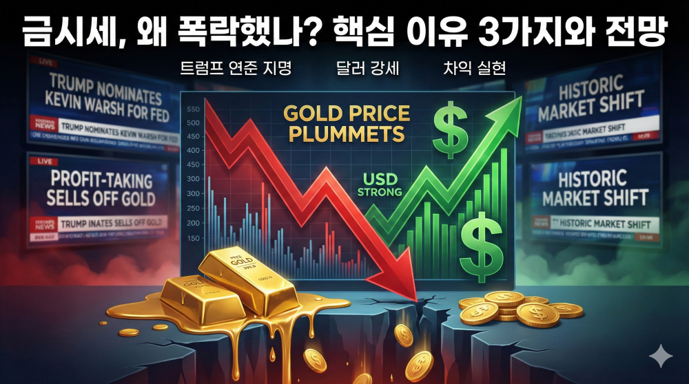 gold Price 금값 하락 떨어지는이유