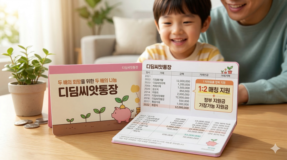 2026년 디딤씨앗통장 신청 방법 및 혜택 요약 썸네일
